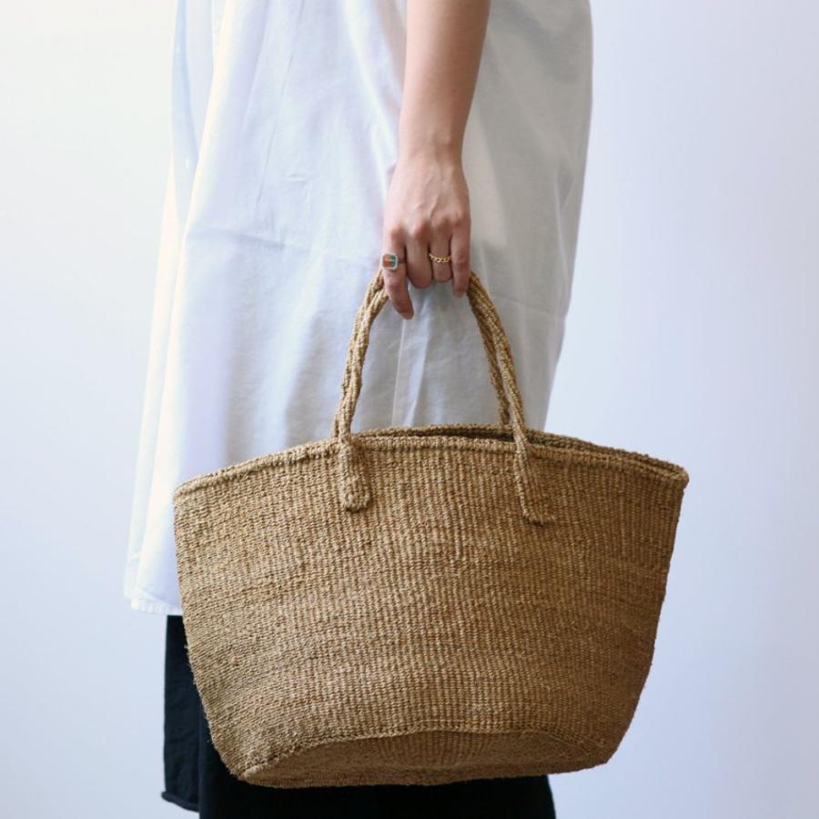 サイザル カゴバッグ ラウンド M / K1104-26 - ベージュ　レディース 12インチ |  | 01