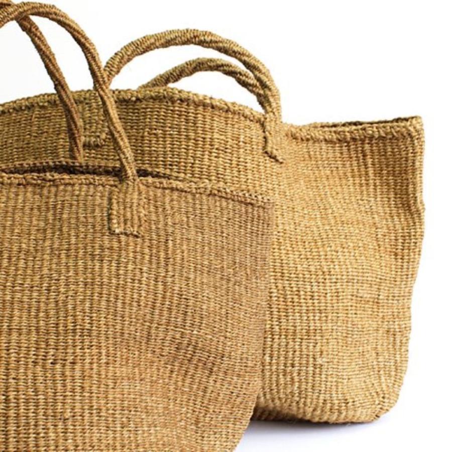 サイザル カゴバッグ ラウンド M / K1104-26 - ベージュ　レディース 12インチ |  | 12