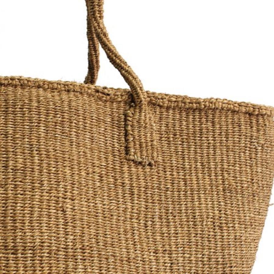 サイザル カゴバッグ ラウンド M / K1104-26 - ベージュ　レディース 12インチ |  | 09