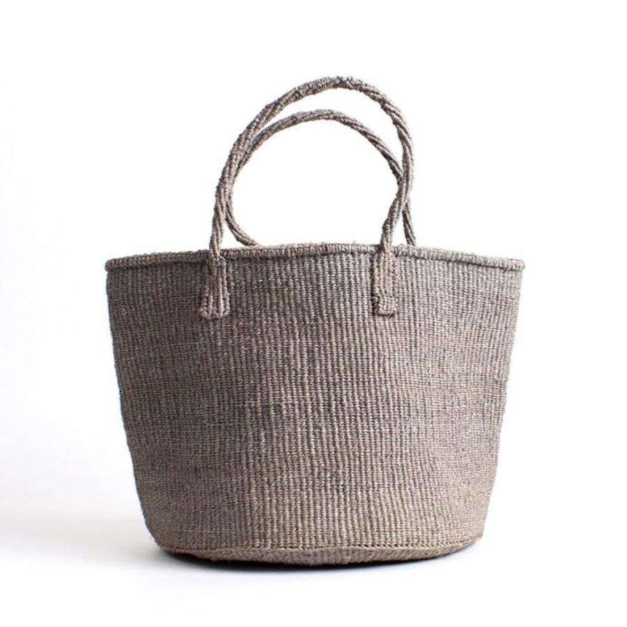 サイザル カゴバッグ ラウンド M / K1104-12 - グレージュ レディース カゴバッグ 12インチ |  | 02