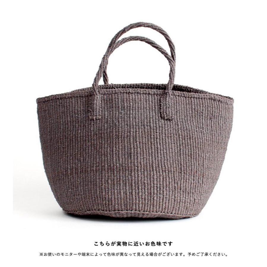 サイザル カゴバッグ ラウンド M / K1104-12 - グレージュ レディース カゴバッグ 12インチ |  | 06
