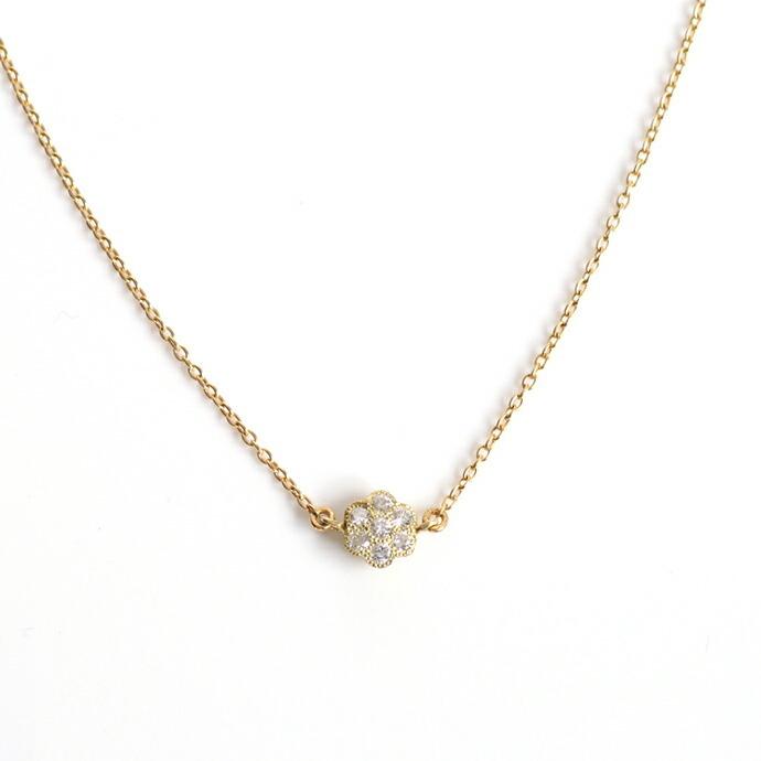 sala（サラ） / k18 フラワーダイヤ ネックレス | 