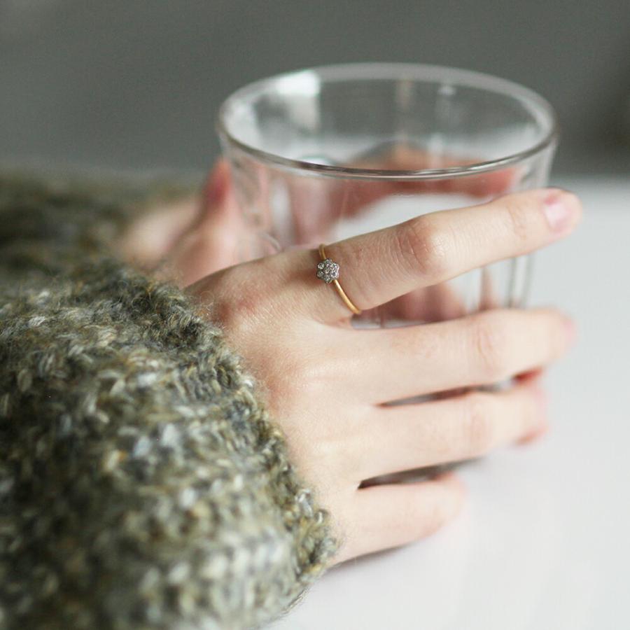 sala（サラ） / k18 フラワーダイヤ リング |  | 07