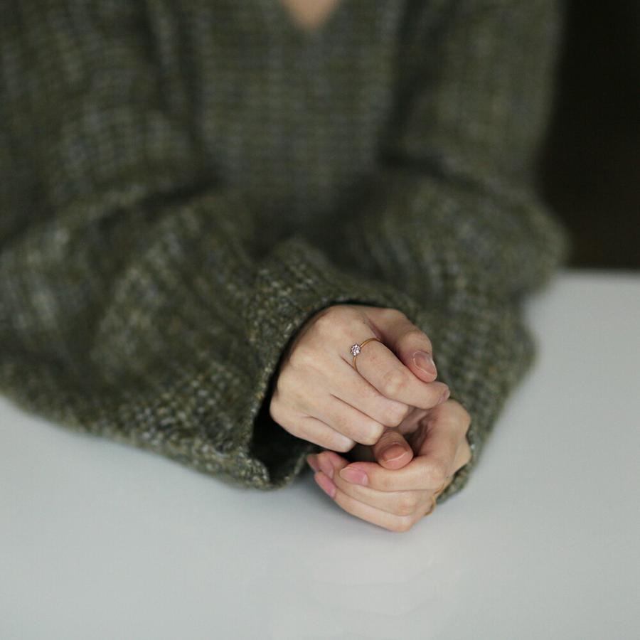 sala（サラ） / k18 フラワーダイヤ リング |  | 08