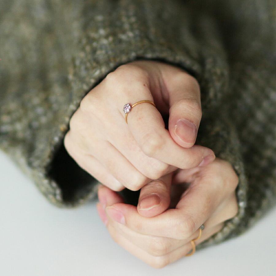 sala（サラ） / k18 フラワーダイヤ リング |  | 09