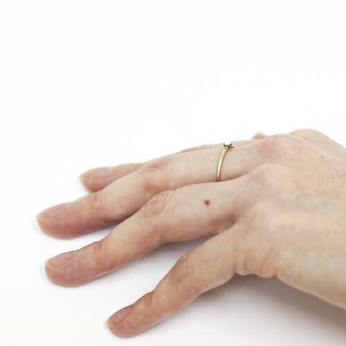 sala（サラ） / k18 ローズカット一粒ダイヤ リング |  | 05