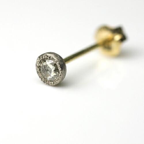 sala（サラ） / k18 ローズカット一粒ダイヤ ピアス (片耳タイプ) |  | 02