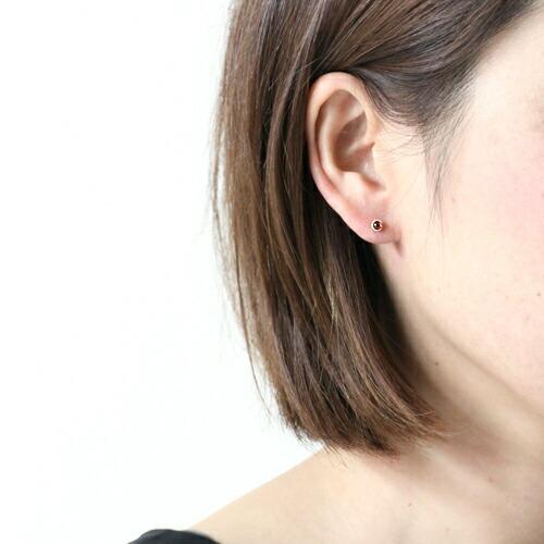 sala（サラ） / k18 一粒ストーン ピアス - ルビー (片耳タイプ) | ルビー | 04
