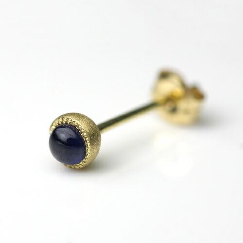 sala（サラ） / k18 一粒ストーン ピアス - サファイア (片耳タイプ) |  | 02