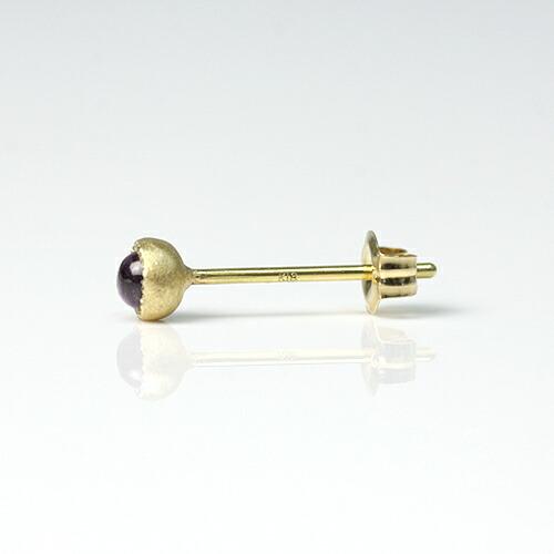 sala（サラ） / k18 一粒ストーン ピアス - アメジスト (片耳タイプ) |  | 02