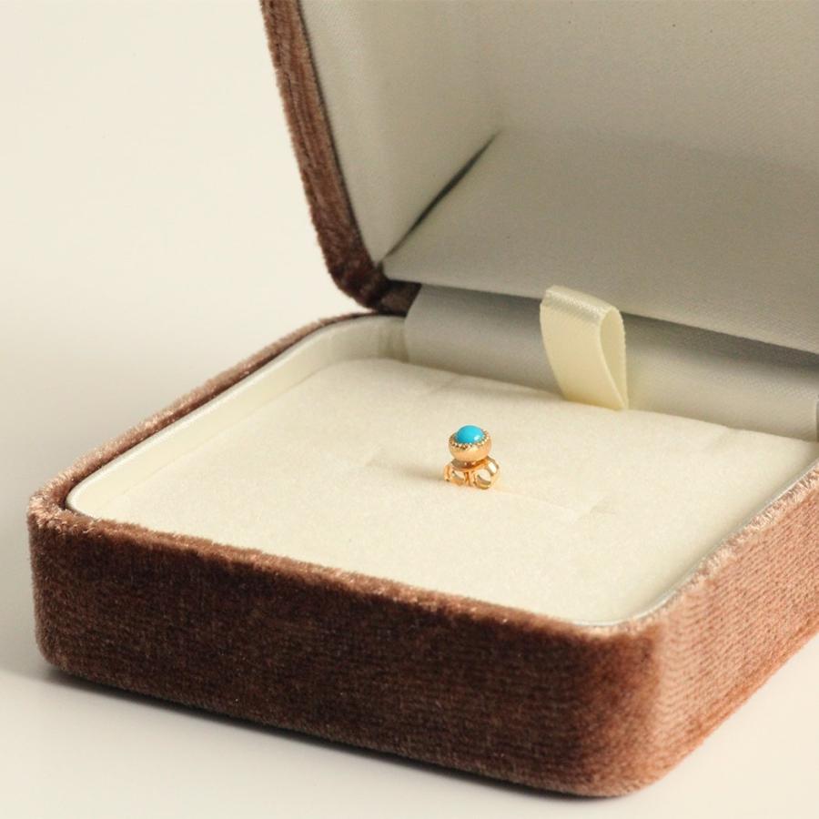 sala（サラ） / k18 一粒ストーン ピアス - ターコイズ (片耳タイプ) |  | 04