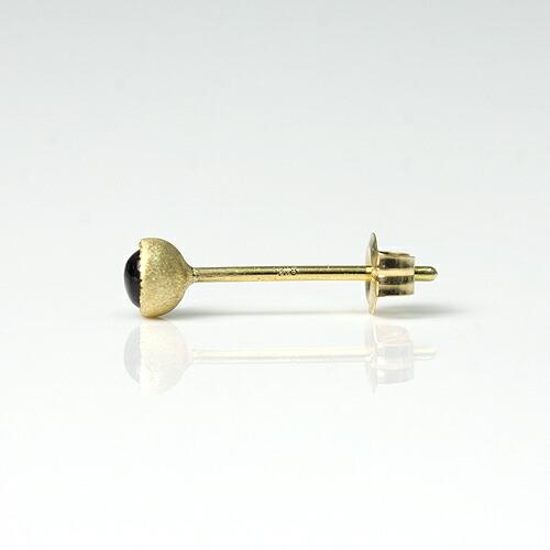 sala（サラ） / k18 一粒ストーン ピアス - オニキス (片耳タイプ) | オニキス | 01