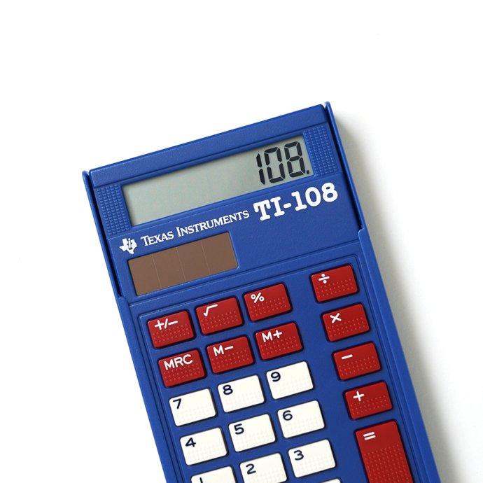 Texas Instruments / TI-108 8桁 電卓 テキサス インスツルメンツ ケース付き カバー付き プチギフト お祝い 贈り物 ポイント 消化 買いまわり プレゼント 母… |  | 05