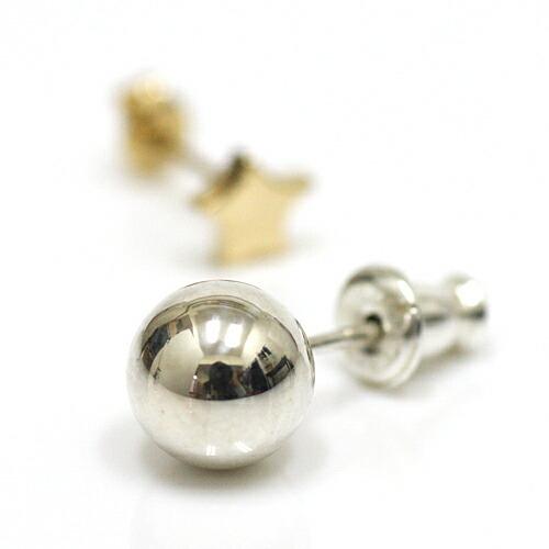 【廃番商品】siki (シキ) / P09SV 球体ピアス M (片耳タイプ) |  | 03