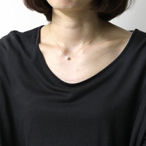 【廃番商品】siki (シキ) / KN01 球体ネックレス - パール | パール | 01