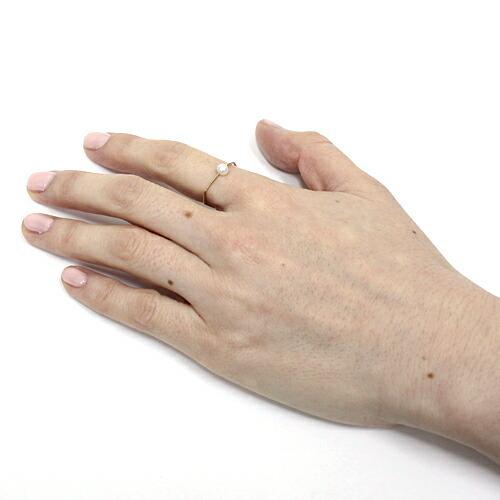 siki (シキ) / K18 七角形とパールのリング ゴールド / SK-R13-K18YG |  | 02