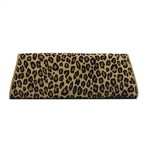 Abas ( アバス ) アニマル パターン クラッチバッグ レオパード レディース バッグ 柄 クラッチ ベージュ レザー ハラコ アニマルプリント マグネット式金具開… | ORCIVAL | 02