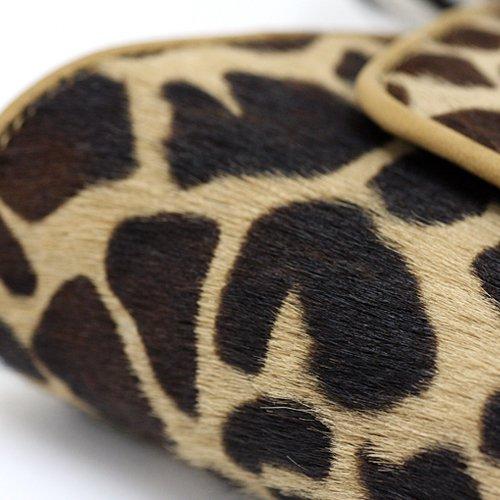 Abas ( アバス ) アニマル パターン クラッチバッグ ジラフ レディース バッグ 柄 クラッチ ベージュ レザー ハラコ アニマルプリント マグネット式金具開閉 … | ORCIVAL | 02