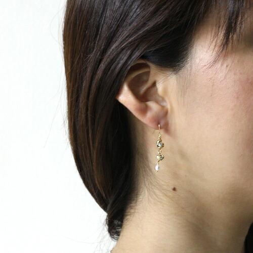 RAZOK(ラゾック) / nuts パール ドロップピアス | Nuts world | 02