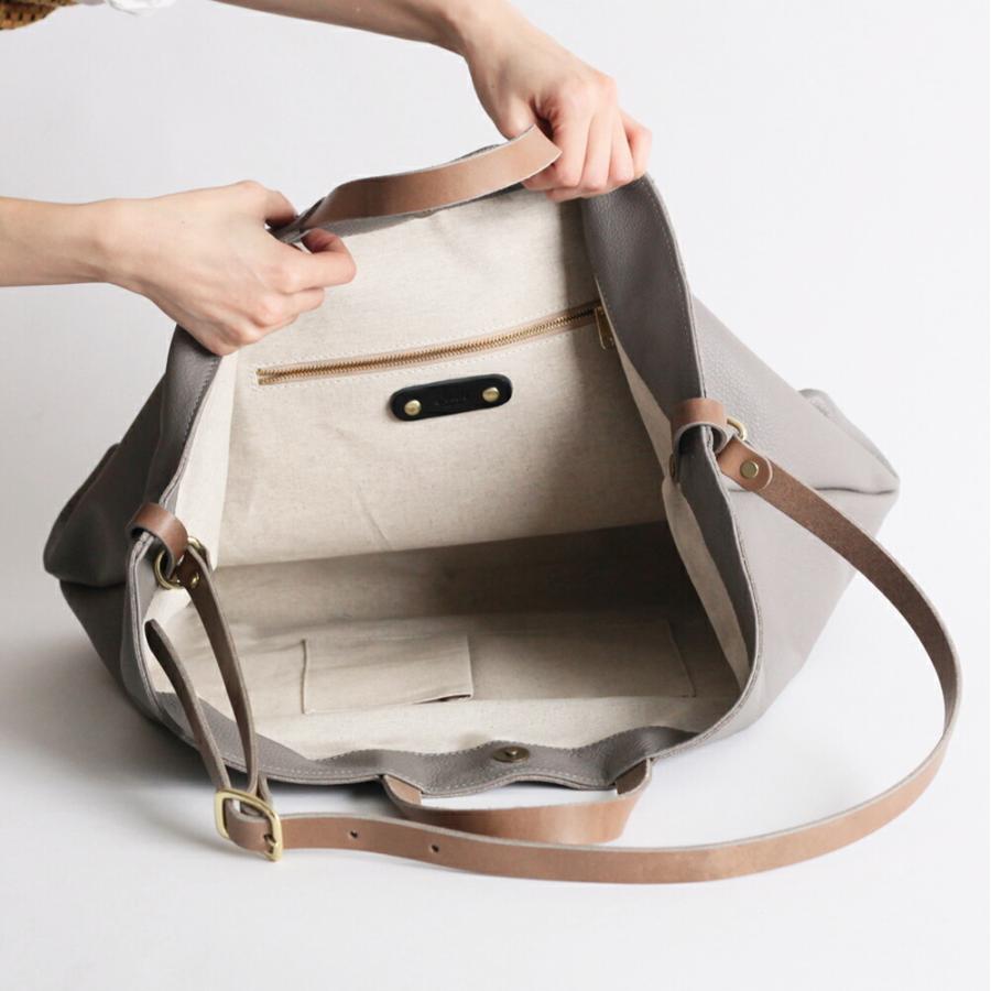 Ense（アンサ） / 2way tote L レザー 2wayトートバッグ L Pens309/1017 - 全5色 あす楽 送料無料 レディース ショルダー 大きい サイズ 本革 日本製 | Ense | 14