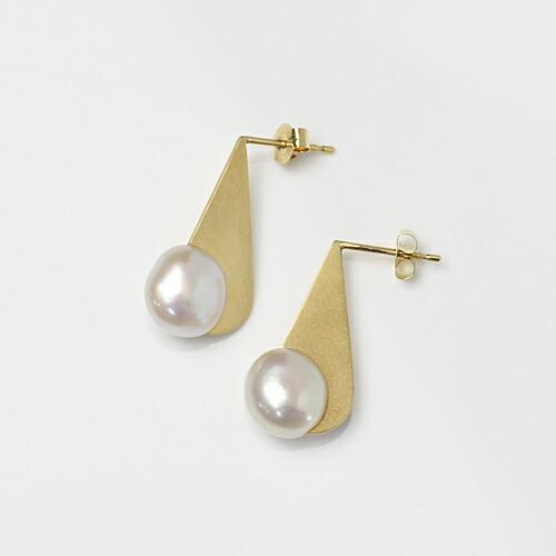 su（スウ） / k18 ORGA ピアス - ドロップ S レディース ギフト プレゼント アクセサリー ジュエリー 20代 30代 40代 50代 60代 | 