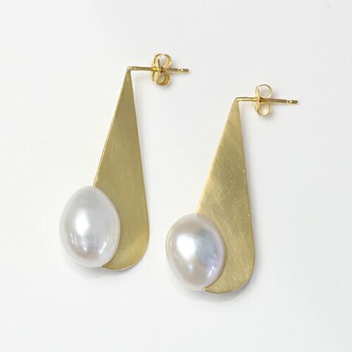 su（スウ） / k18 ORGA ピアス - ドロップ L レディース ギフト プレゼント アクセサリー ジュエリー 20代 30代 40代 50代 60代 | 