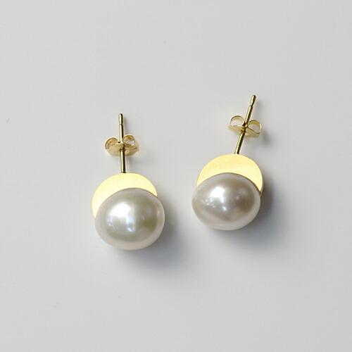 su（スウ） / k18 ORGA ピアス - ラウンド S レディース ギフト プレゼント アクセサリー ジュエリー 20代 30代 40代 50代 60代 | 