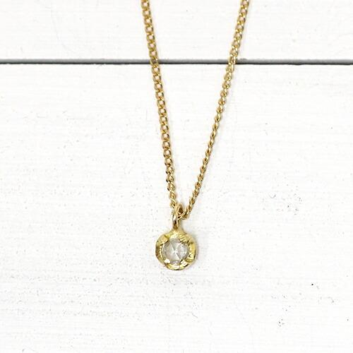 イロンデール エペパン hirondelle et pepin / k18 hn-404 4つ爪ローズカット ダイヤ ネックレス レディース ギフト プレゼント アクセサリー … | DAIYA（ゴルフ用品、日用品）