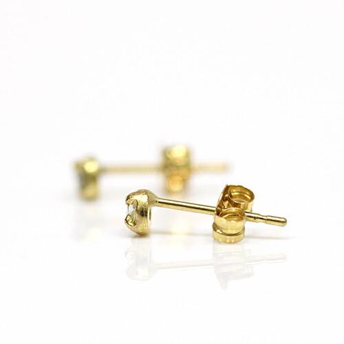 イロンデール エペパン hirondelle et pepin / k18 hp-436 4つ爪ローズカット ダイヤ ピアス  （両耳タイプ） レディース ギフト プレゼント ア… | DAIYA（ゴルフ用品、日用品） | 01