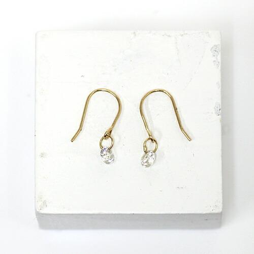 イロンデール エペパン hirondelle et pepin / k18 hp-440 ルース ダイヤ ピアス - ゴールド  （両耳タイプ） レディース ギフト プレゼント ア… | DAIYA（ゴルフ用品、日用品） | 01