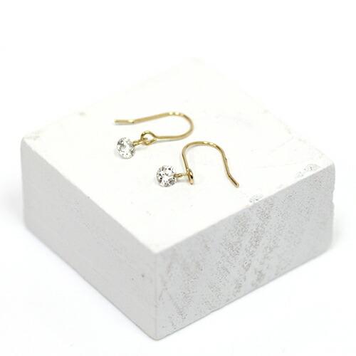 イロンデール エペパン hirondelle et pepin / k18 hp-440 ルース ダイヤ ピアス - ゴールド  （両耳タイプ） レディース ギフト プレゼント ア… | DAIYA（ゴルフ用品、日用品） | 03