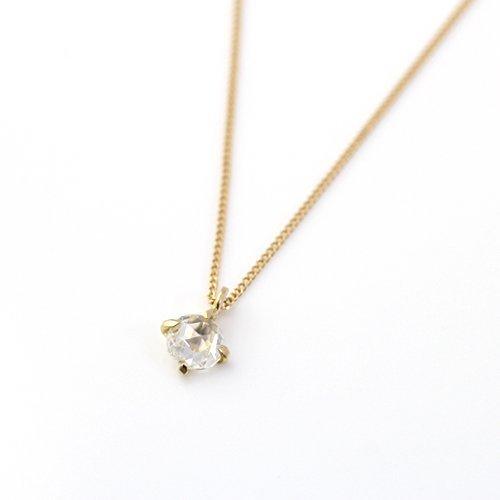 イロンデール エペパン hirondelle et pepin / k18 hn-416 ローズカット ダイヤ ネックレス レディース ギフト プレゼント アクセサリー ジュエ… | DAIYA（ゴルフ用品、日用品） | 03