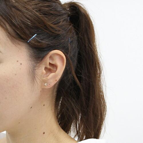 イロンデール エペパン hirondelle et pepin / k18 hp-444 ローズカット ダイヤ ピアス (片耳タイプ) レディース ギフト プレゼント アクセサリ… | DAIYA（ゴルフ用品、日用品） | 04