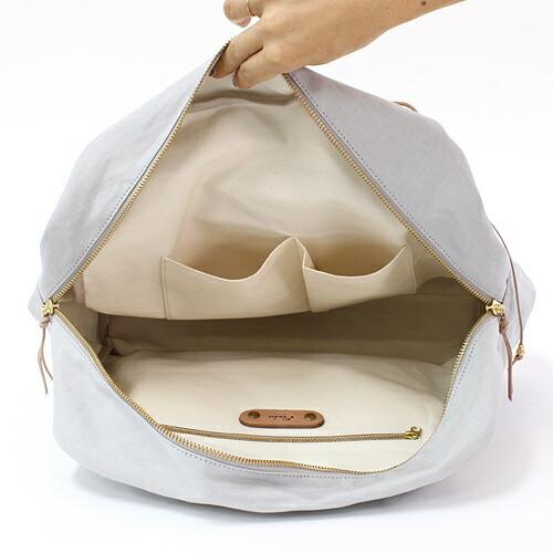 Ense（アンサ） / ラミーロングボストンバッグ lens610 - アイスグレー 送料無料 |  | 01