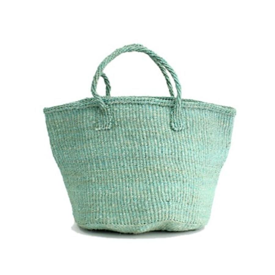 サイザル カゴバッグ ラウンド M / K1104-72 - ミント レディース カゴバッグ 12インチ | ミント（アリミノ）