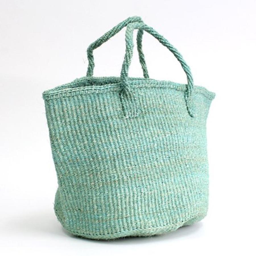 サイザル カゴバッグ ラウンド M / K1104-72 - ミント レディース カゴバッグ 12インチ | ミント（アリミノ） | 01