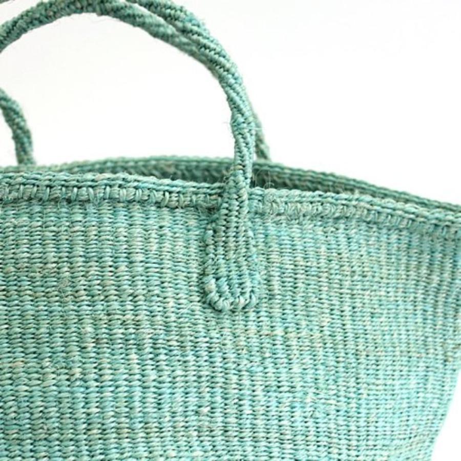サイザル カゴバッグ ラウンド M / K1104-72 - ミント レディース カゴバッグ 12インチ | ミント（アリミノ） | 02