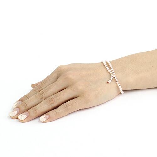 su（スウ） / k10 1 1-2 パール ブレスレット 01 - レッド レディース ギフト プレゼント アクセサリー ジュエリー 20代 30代 40代 50代 60代 | パール