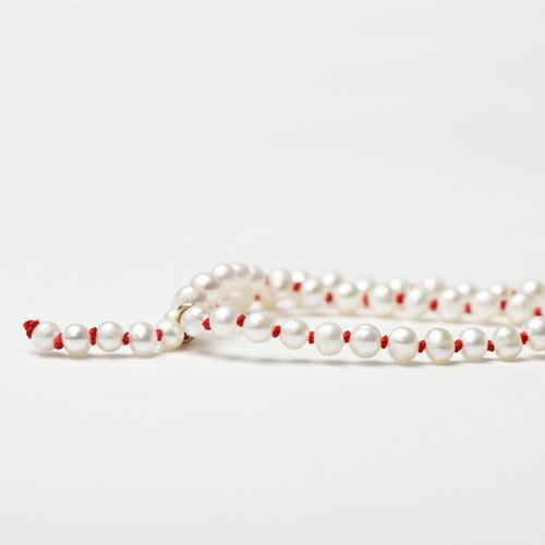 su（スウ） / k10 1 1-2 パール ブレスレット 01 - レッド レディース ギフト プレゼント アクセサリー ジュエリー 20代 30代 40代 50代 60代 | パール | 02