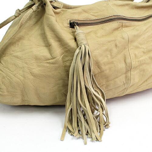 SEASIDE FREERIDE（シーサイドフリーライド） / CHY レザーショルダーバッグ - タン |  | 02