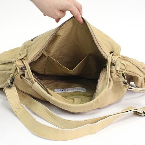 SEASIDE FREERIDE（シーサイドフリーライド） / CHY レザーショルダーバッグ - タン |  | 03