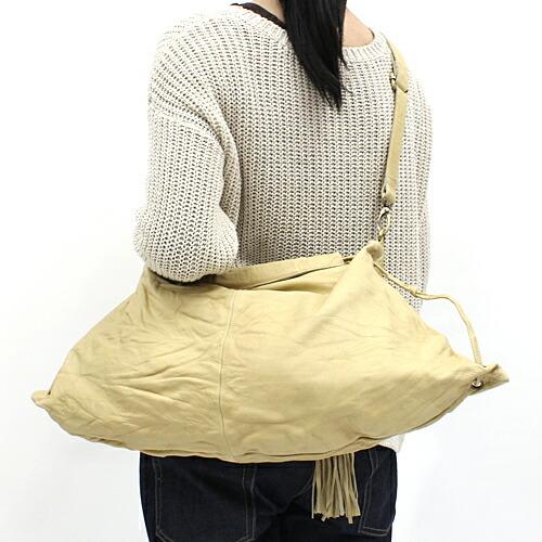 SEASIDE FREERIDE（シーサイドフリーライド） / CHY レザーショルダーバッグ - タン |  | 05