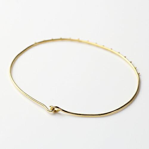 イロンデール エペパン hirondelle et pepin / k18 hv-166 ドット バングル レディース ギフト プレゼント ブレスレット アクセサリー ジュエリ… | hirondelle | 01