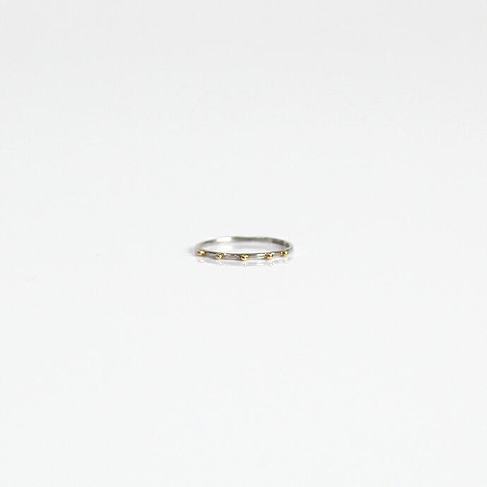 イロンデール エペパン hirondelle et pepin / pt pr-64 ドット リング コンビ S レディース 指輪 ギフト プレゼント 記念日 アクセサリー ジュ… | hirondelle