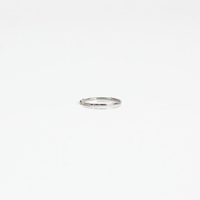 イロンデール エペパン hirondelle et pepin / pt pr-64 ドット リング コンビ S レディース 指輪 ギフト プレゼント 記念日 アクセサリー ジュ… | hirondelle | 02