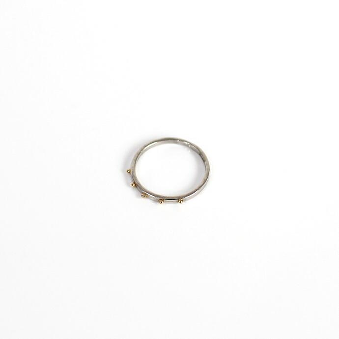 イロンデール エペパン hirondelle et pepin / pt pr-65 ドット リング コンビ M レディース 指輪 ギフト プレゼント 記念日 アクセサリー ジュ… | hirondelle | 03