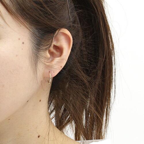 イロンデール エペパン hirondelle et pepin / k18 pp-29 ドット フープ ピアス コンビ  （両耳タイプ） レディース ギフト プレゼント アクセ… | hirondelle | 02