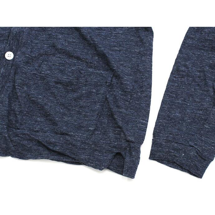 Taurus（トーラス）/ Linen Jersey Cardigan リネン天竺カーディガン - ネイビー   買い回り 買い周り 買いまわり ポイント消化 | NAVY（SWISS MILITARY HANOWA） | 02