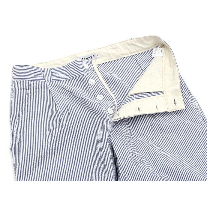 Taurus（トーラス）/ Seersucker EU Work Trousers シアサッカー ワークパンツ ネイビーストライプ   買い回り 買い周り 買いまわり ポイント消化 |  | 04