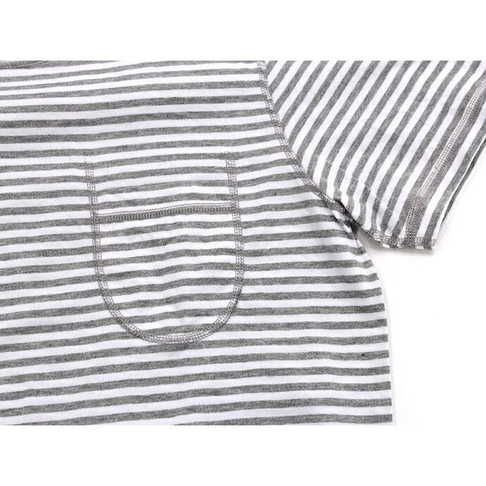 Taurus（トーラス）/ Flat Seamed Pocket Tee ボーダーポケットTシャツ 全2色   買い回り 買い周り 買いまわり ポイント消化 | POCKET | 03